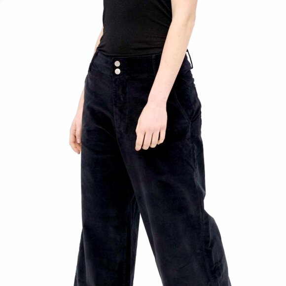 AMIC by Baci- Women "Palazzo Velvet Pants" Designed & Made in Italy- Size: XS - Picture 12 of 13